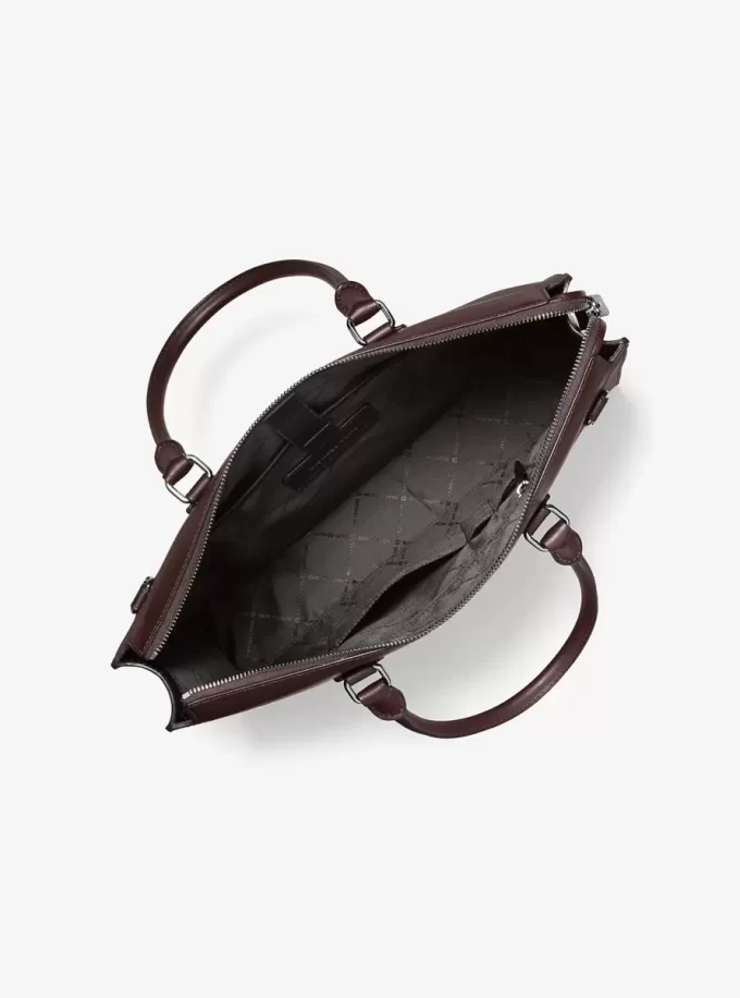 Edison Medium Scratch-Resistant Leather Briefcase Edison Medium Scratch-Resistant Leather Briefcase