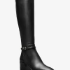 Ella Wide Calf Block Heel Boot