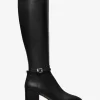 Ella Wide Calf Block Heel Boot