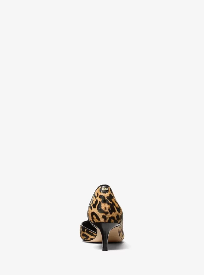 Elyse Leopard Print Calf Hair Pump
