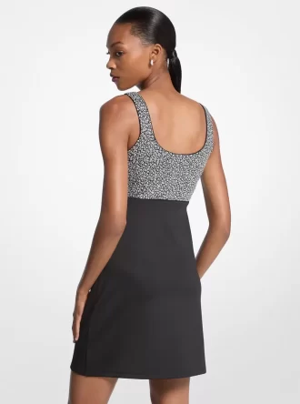 Embellished Scuba Dress