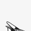 Emma Crocodile Embossed Leather Slingback Pump
