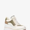 Emmy Mixed-Media Wedge Trainer