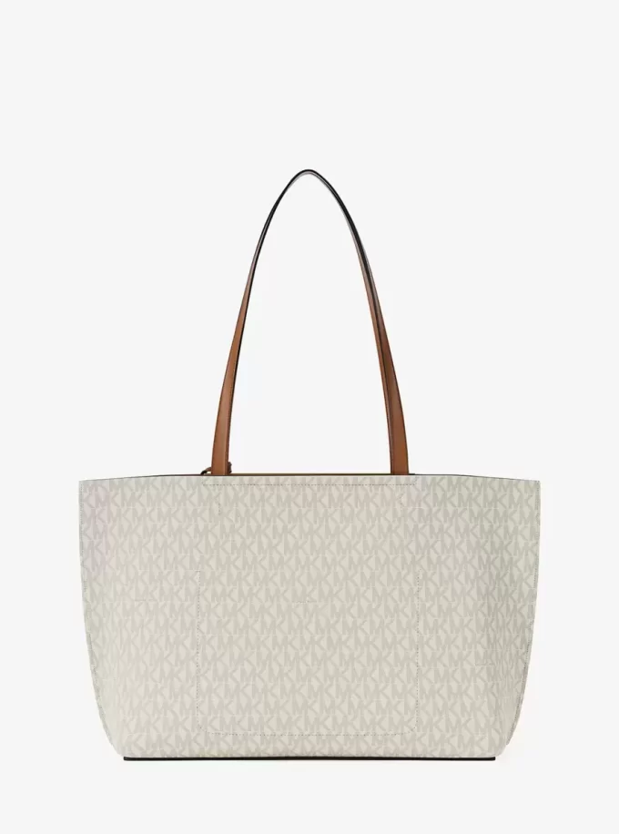 Evelyn Large Signature Logo Tote Bag Evelyn Large Signature Logo Tote Bag