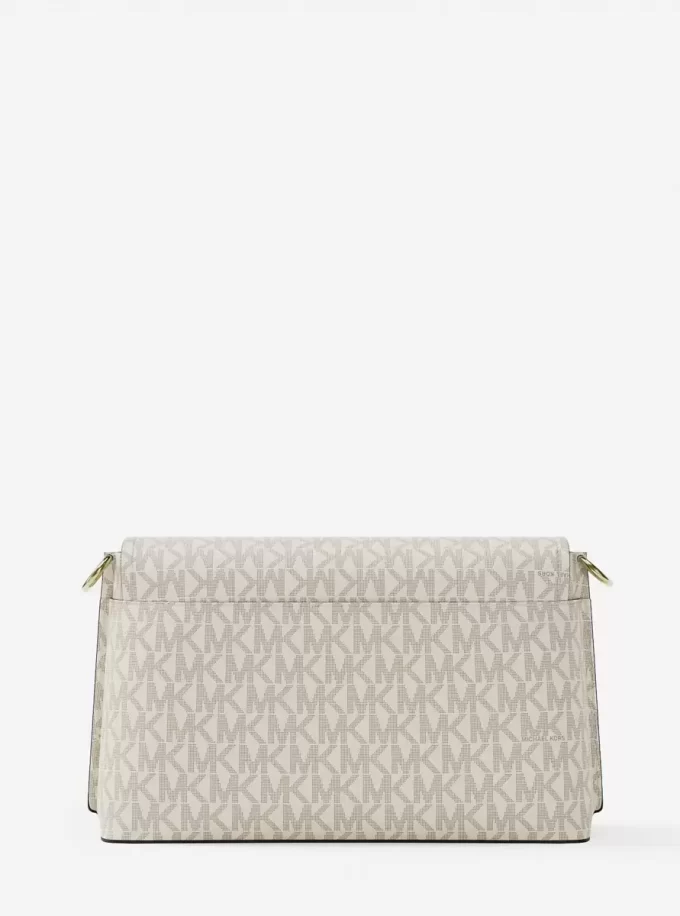 Evelyn Medium Signature Logo Crossbody Bag
