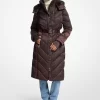 Faux Fur Trim Belted Puffer Coat Faux Fur Trim Belted Puffer Coat