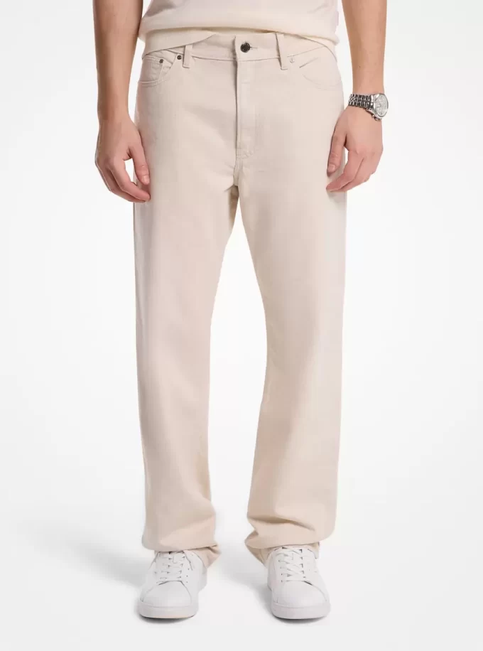 Finn Straight-Fit Stretch Denim Jeans