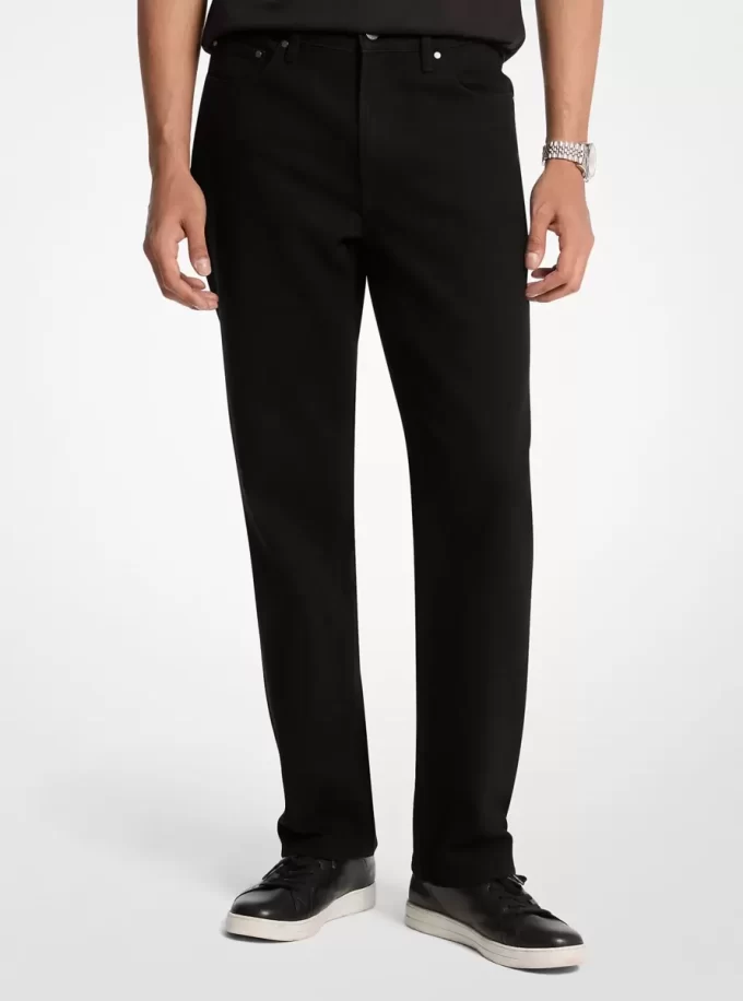 Finn Straight-Fit Stretch Denim Jeans