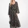 Floral Georgette Maxi Dress Floral Georgette Maxi Dress