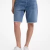 Frayed Denim Shorts