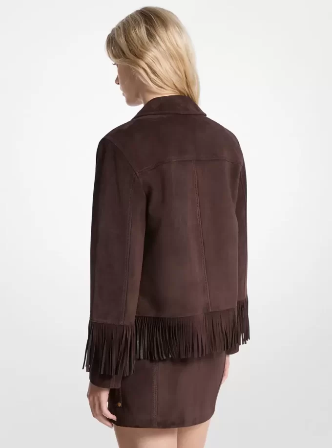 Fringed Suede Jacket