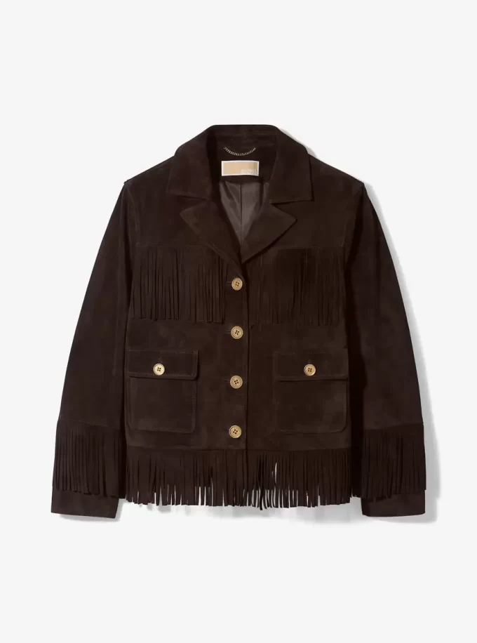 Fringed Suede Jacket