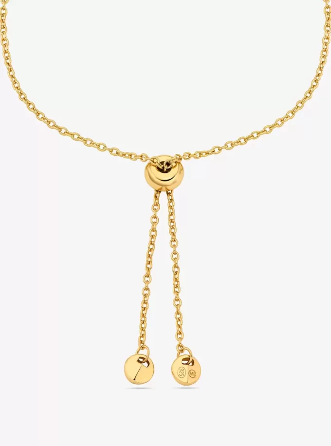 Fulton Precious Metal-Plated Sterling Silver Slider Bracelet