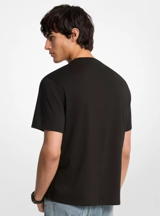 Graphic Logo Cotton T-Shirt