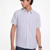 Halo Striped Linen Shirt