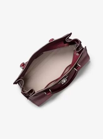 Hamilton Moderne Large Leather Satchel