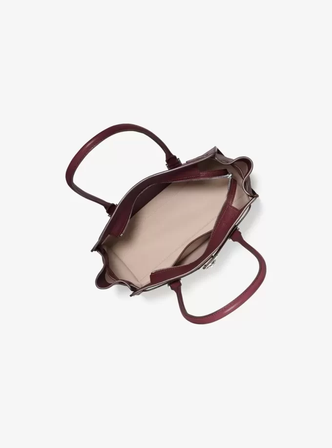 Hamilton Moderne Small Leather Satchel