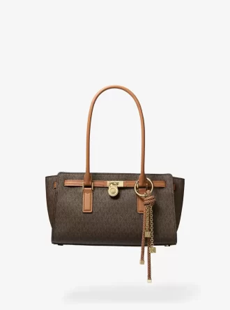 Hamilton Moderne Small Signature Logo Satchel