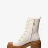 Hanley Leather and Signature Logo Trim Boot Hanley Leather and Signature Logo Trim Boot