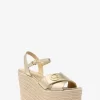 Hannah Metallic Nylon Blend Wedge Sandal Hannah Metallic Nylon Blend Wedge Sandal