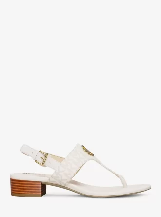 Hannah Signature Logo T-Strap Sandal