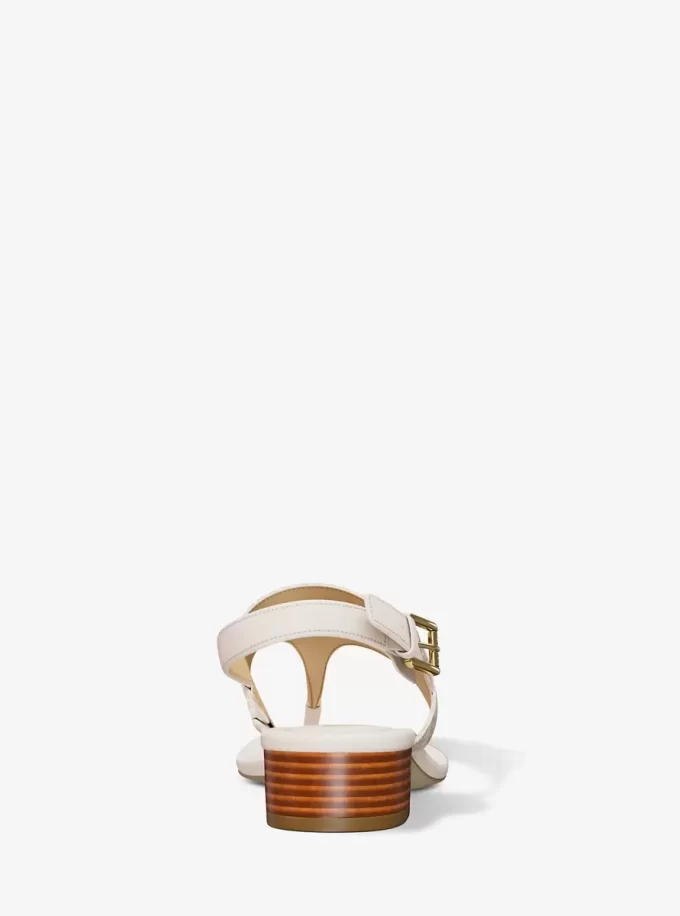 Hannah Signature Logo T-Strap Sandal