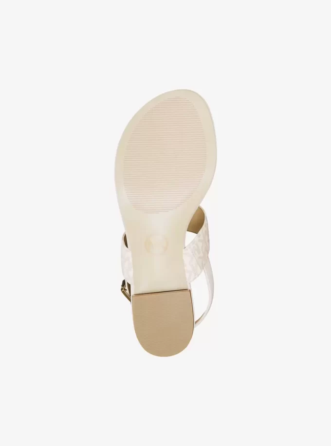 Hannah Signature Logo T-Strap Sandal