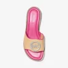 Hannah Straw Slide Sandal