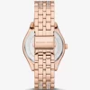 Harlowe Pavé Rose Gold-Tone Watch