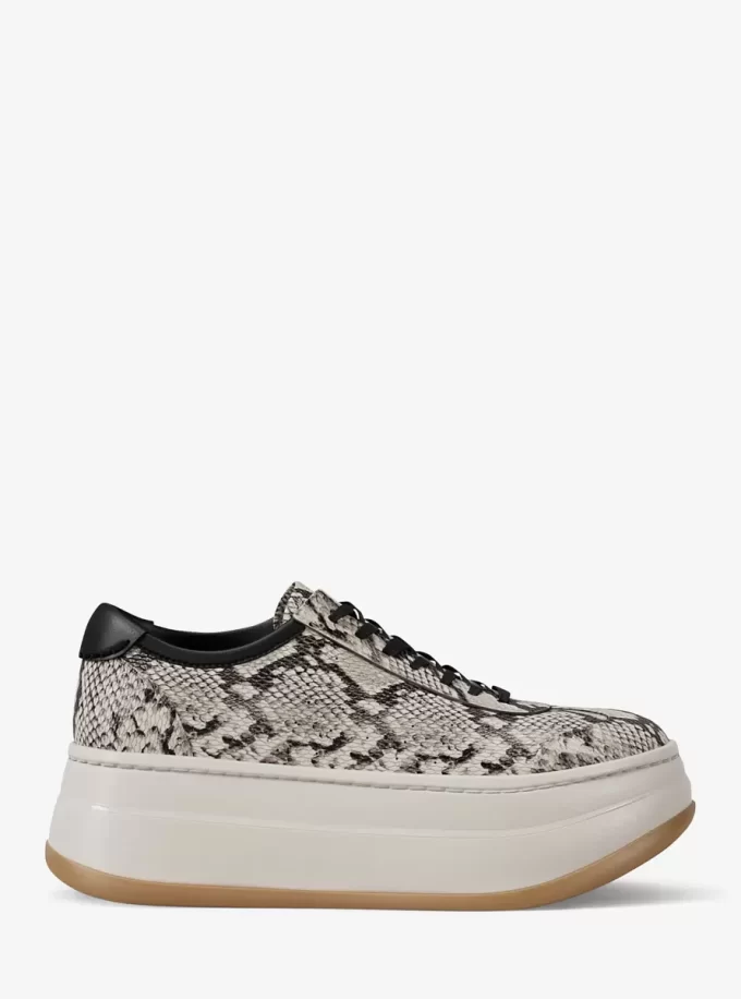 Hayes Snake Embossed Leather Platform Sneaker Hayes Snake Embossed Leather Platform Sneaker