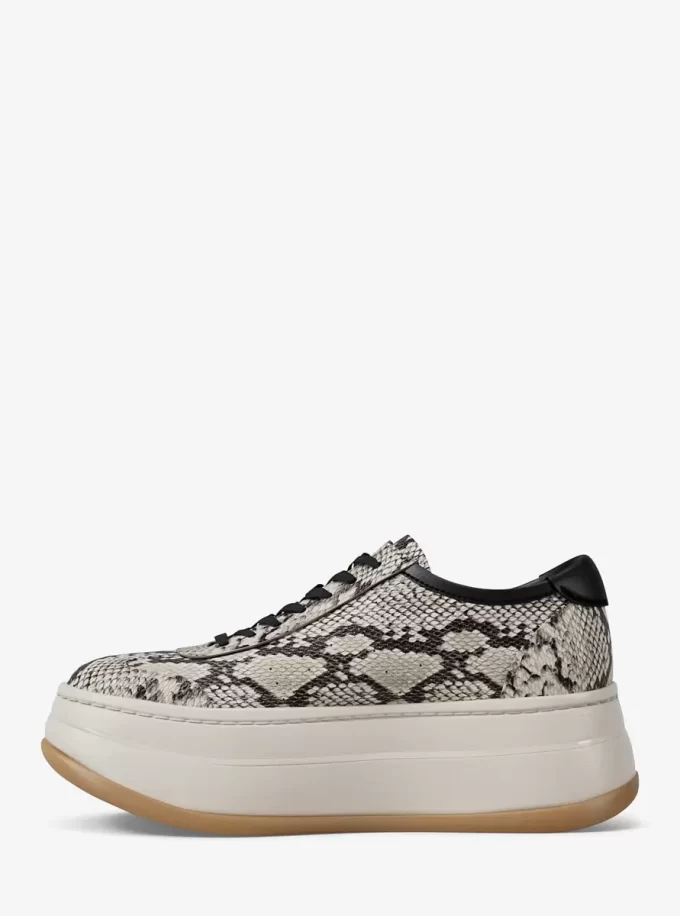 Hayes Snake Embossed Leather Platform Sneaker Hayes Snake Embossed Leather Platform Sneaker