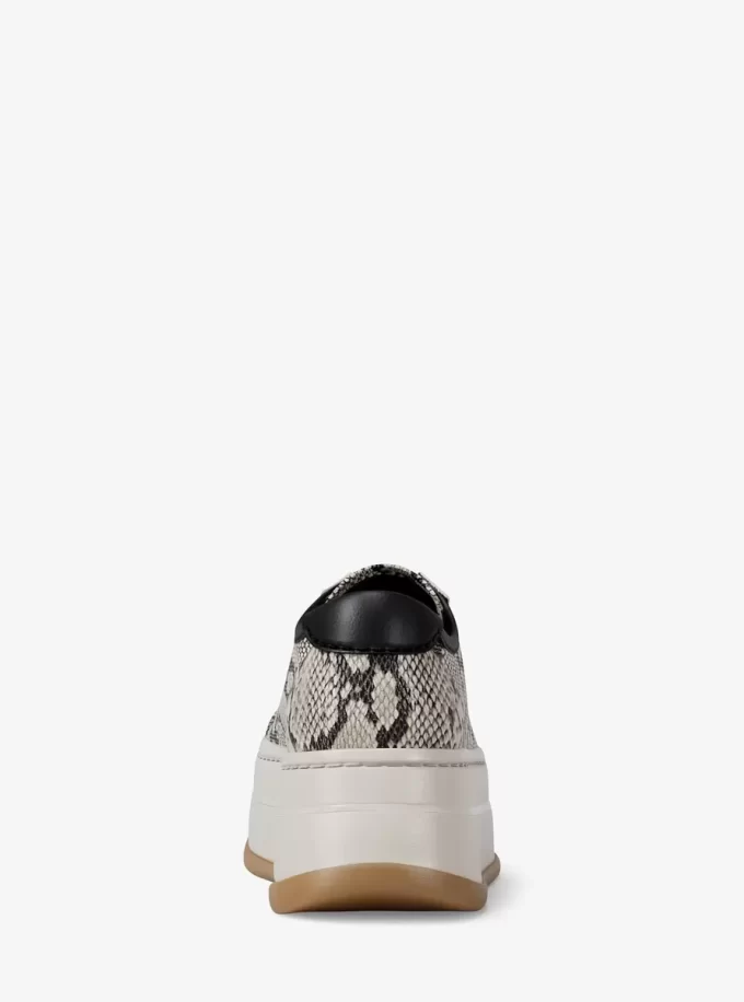 Hayes Snake Embossed Leather Platform Sneaker Hayes Snake Embossed Leather Platform Sneaker