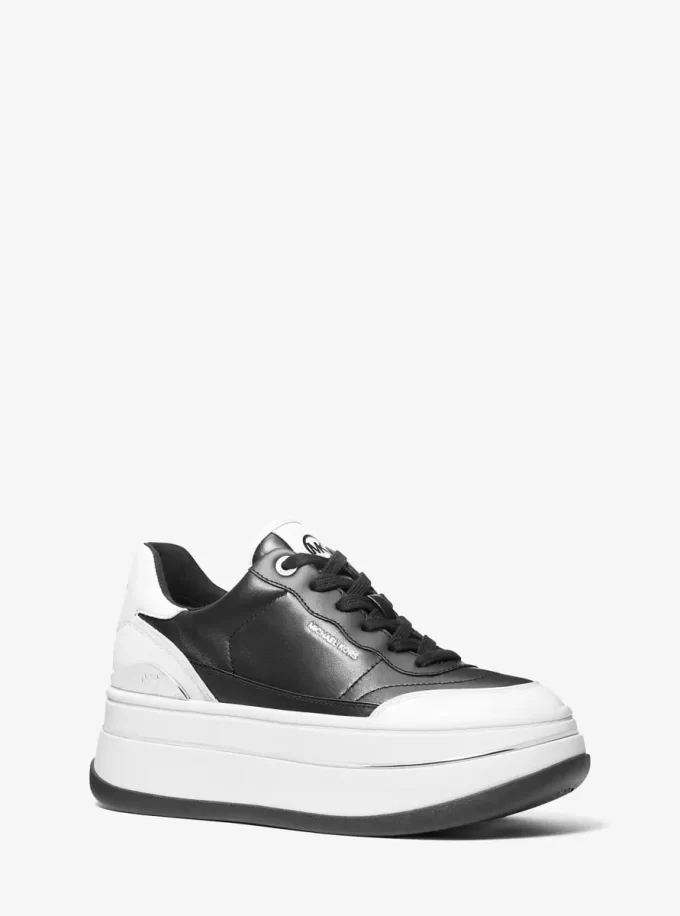Hayes Two-Tone Leather Platform Sneaker Hayes Two-Tone Leather Platform Sneaker