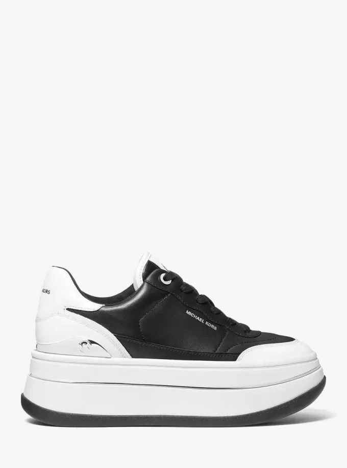 Hayes Two-Tone Leather Platform Sneaker Hayes Two-Tone Leather Platform Sneaker