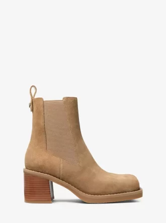 Houston Suede Block Heel Ankle Boot Houston Suede Block Heel Ankle Boot