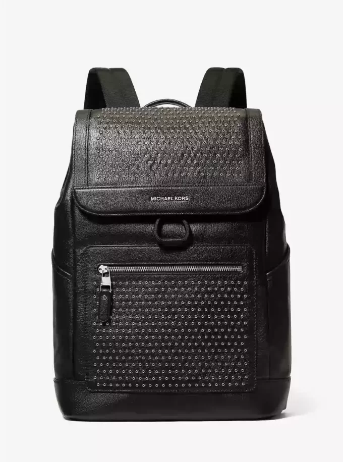 Hudson Medium Grommeted Leather Backpack Hudson Medium Grommeted Leather Backpack