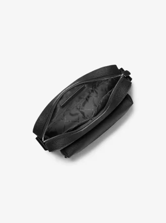 Hudson Textured and Signature Logo Camera Crossbody Bag