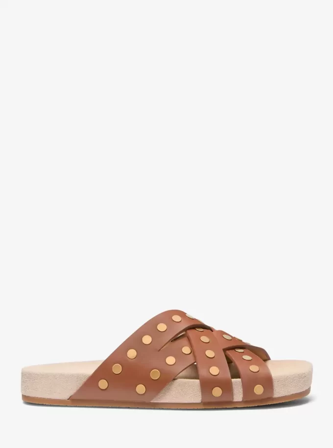 Irene Studded Leather Sandal Irene Studded Leather Sandal