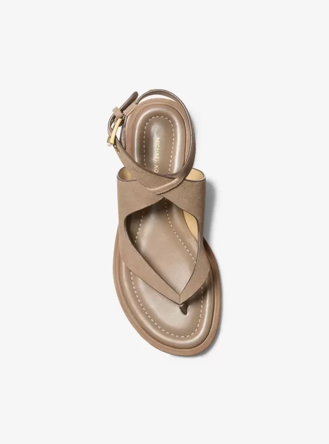 Irene Suede Wrap Sandal