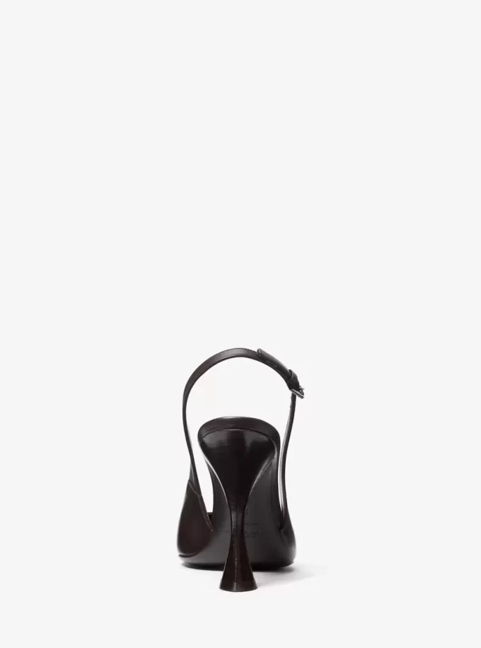 Isabella Leather Slingback Pump