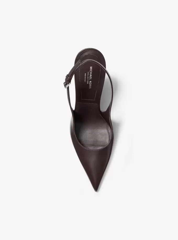 Isabella Leather Slingback Pump
