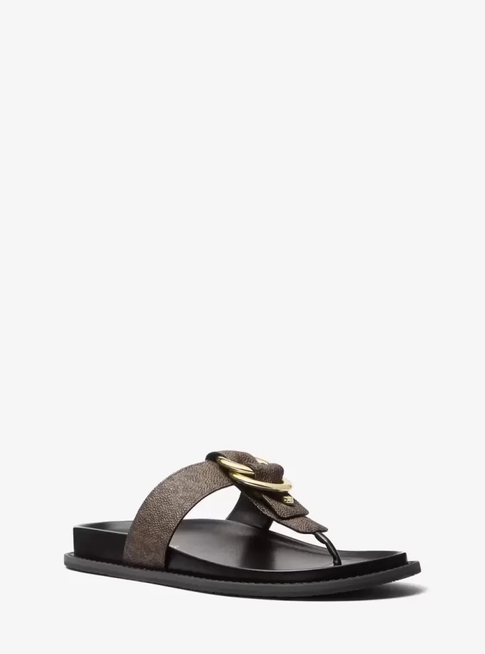 Jaden Signature Logo Thong Sandal Jaden Signature Logo Thong Sandal