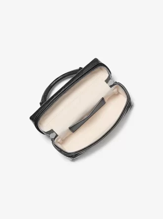 Jana Extra-Small Crocodile Embossed Leather Crossbody Bag