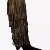 Jayla Embellished Suede Fringed Boot
