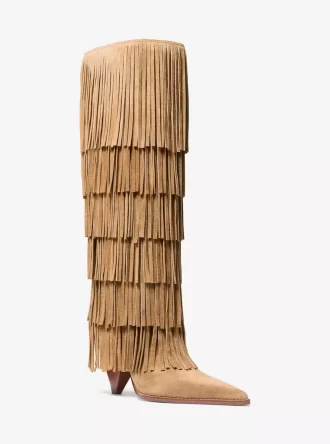 Jayla Fringed Suede Tall Boot Jayla Fringed Suede Tall Boot