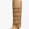 Jayla Fringed Suede Tall Boot