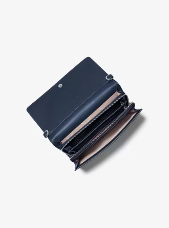 Jet Set Large Leather Crossbody Bag