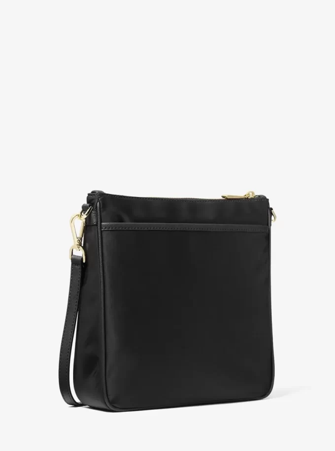 Jet Set Large Nylon Gabardine Messenger Bag