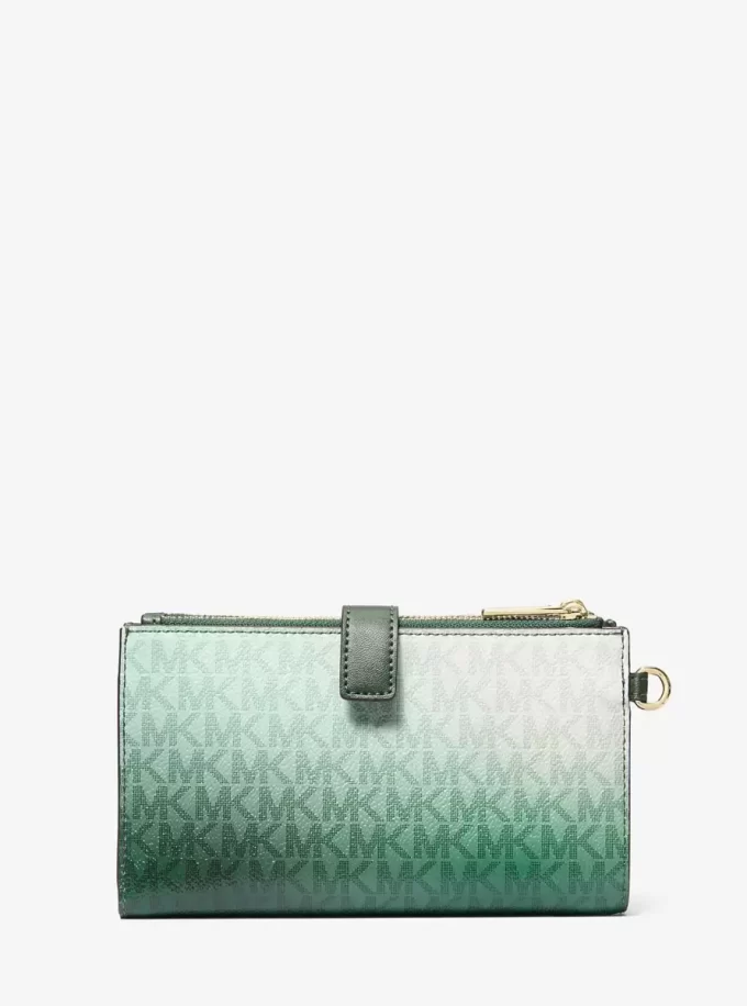 Jet Set Large Ombré Signature Logo Wristlet Jet Set Large Ombré Signature Logo Wristlet