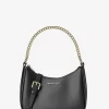 Jet Set Large Pebbled Leather Convertible Crossbody Bag
